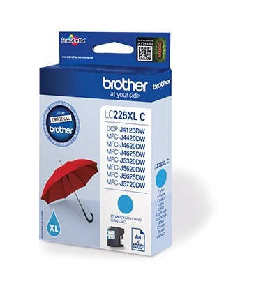 Brother LC-225XLC Cyaan 11,8ml (Origineel)