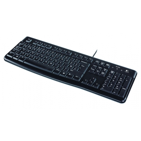 BE KB Logitech K120 Zwart bedraad Retail