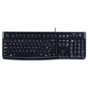 BE KB Logitech K120 Zwart bedraad Retail