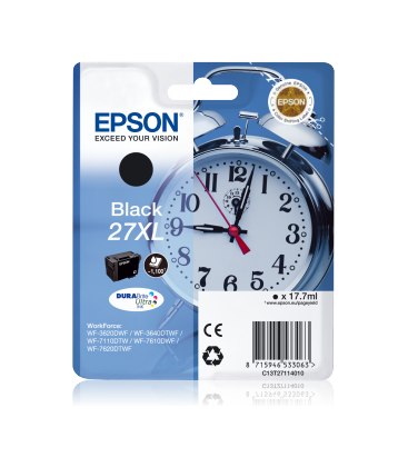 Epson T2711XL Zwart 17,7ml (Origineel)