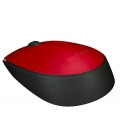 Logitech M171 Optical USB Rood-Zwart Retail Wireless