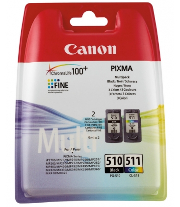 Canon (K) PG-510/CL-511 Multipack 18,0ml (Origineel)