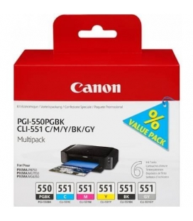 Canon (E) PGI-550/CLI-551 Multipack 50,0ml (Origi