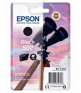 Epson 502 Singelpack Zwart 4,6ml (Origineel)