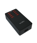 100V-240V 8xUSB 8000mA LogiLink Zwart