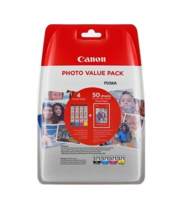 Canon (S) CLI-571XL C/M/Y/BK ValuePack 44,0ml (Origineel