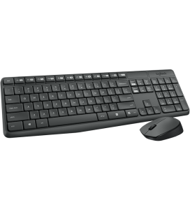 BE DT Logitech MK235 Zwart draadloos Retail