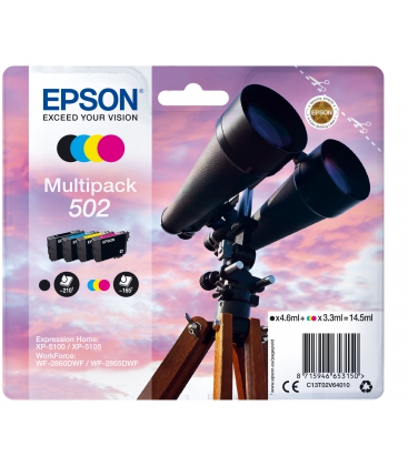 Epson 502 Multipack Z/C/M/G 14,5ml (Origineel)