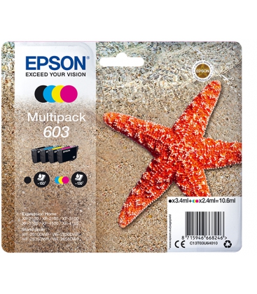 Epson 603 Multipack Z/C/M/G 10,6ml (Origineel)