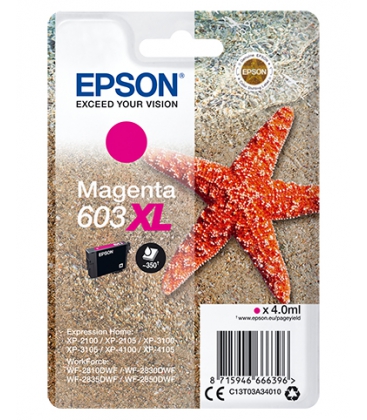 Epson 603XL Singlepack Magenta 4,0ml (Origineel)