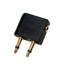 Adapter vliegtuig jack 1x  1x 3,5 mini jack LogiLink