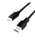 USB 3.2 Gen1x1 Cable USB-AUSB-C 2.0m LogiLink zwart