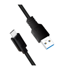 USB 3.2 Gen1x1 Cable USB-AUSB-C 2.0m LogiLink zwart