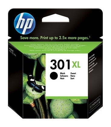 HP No.301XL Zwart 6ml (Origineel)