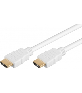 HDMI-HDMI 1.4 met ethernet 2.0m Wit