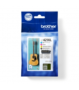Brother LC-421XLVAL Value Pack 500 pagina's (Origineel)