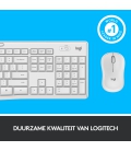 DT Logitech MK295 Silent Wit draadloos Retail