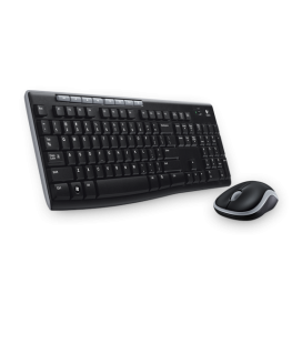 BE DT Logitech MK270 Zwart draadloos Retail