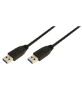 USB 3.0 A  A 1.00m LogiLink Zwart