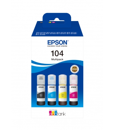 Epson 104 EcoTank Inktfles Multipack 260,0ml (Origineel)