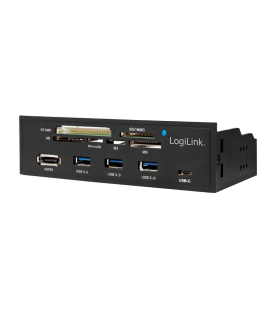 Front Panel 5.25" 3xUSB 3.0,USB-C,eSata,CardReader