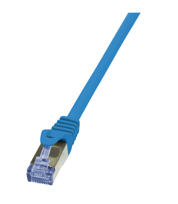 RJ45 0.50m Blauw Cat6A S/FTP LogiLink