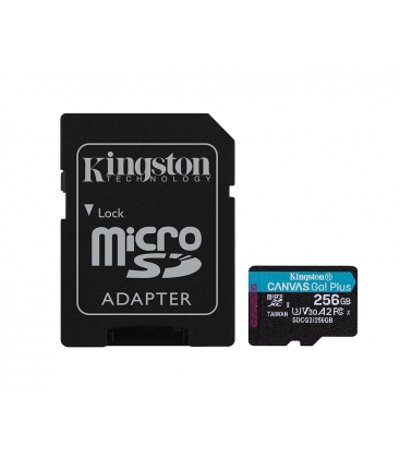 SDXC Card Micro 256GB Kingston UHS-I U3 Canvas Go! Plus