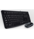 DE DT Logitech MK120 Zwart bedraad Ret. (Duitse layout)