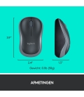 DE DT Logitech MK270 Zwart Wireless Ret.(Duitse layout)