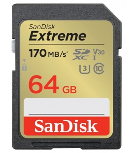 SDXC Card 64GB Sandisk UHS-I U3 Extreme