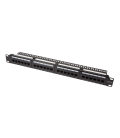 TOE 1U Patch Panel 24-port CAT6 UTP Zwart LogiLink