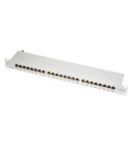 TOE 1U Patch Panel 24-port CAT6A STP Grijs LogiLink