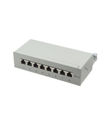 TOE Patch Panel Desktop 8-port CAT6a STP LogiLink