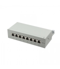 TOE Patch Panel Desktop 8-port CAT6a STP LogiLink