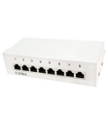 TOE Patch Panel Desktop 8-port CAT6a STP LogiLink