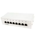 TOE Patch Panel Desktop 8-port CAT6a STP LogiLink