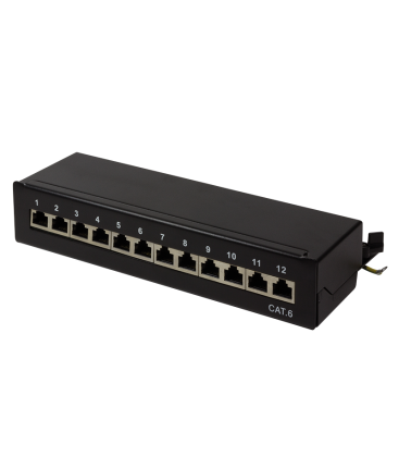 TOE Patch Panel Desktop 12-port CAT6 STP LogiLink Zw