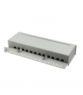 TOE Patch Panel Desktop 12-port CAT6a STP LogiLink