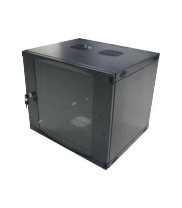 Wandkast 12U 540x 450mm 0 Watt Zwart LogiLink