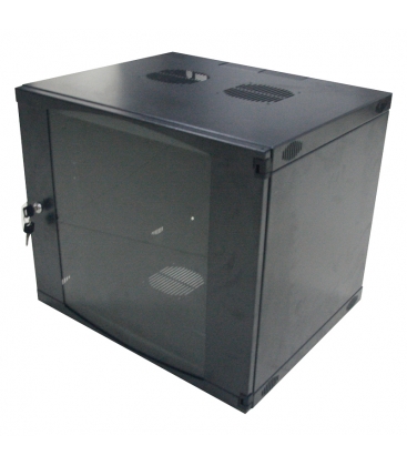 Wandkast 9U 540x 450mm 0 Watt Zwart LogiLink