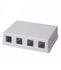 TOE Keystone Surface Mount Box 4 ports UTP LogiLink
