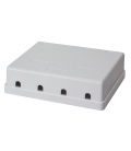 TOE Keystone Surface Mount Box 4 ports UTP LogiLink