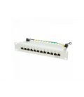 TOE 1U Patch Panel 12-port CAT6 STP Grijs LogiLink