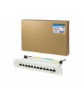 TOE 1U Patch Panel 12-port CAT6 STP Grijs LogiLink