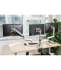 Desk Mount Triple LogiLink 13"-32" Aluminium gas