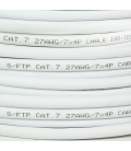 Cat7 Patch 50m. S/FTP Grijs LogiLink AWG27 Cu