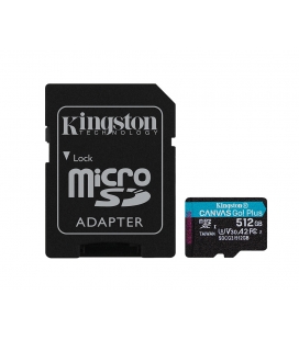 SDXC Card Micro 512GB Kingston UHS-I U3 Canvas Go! Plus