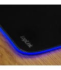 Mousepad LogiLink Zwart met RGB verlichting