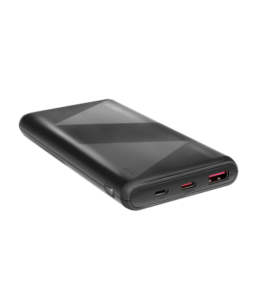Power Bank 10000mAh LogiLink 1xUSB-C, 1xUSB-A Zwart