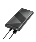 Power Bank 10000mAh LogiLink 1xUSB-C, 1xUSB-A Zwart
